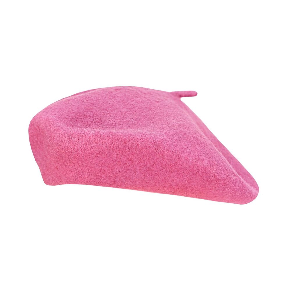 3216 Beret Hat Artist French Style Warm Thick Wool Solid Color For Women Girl